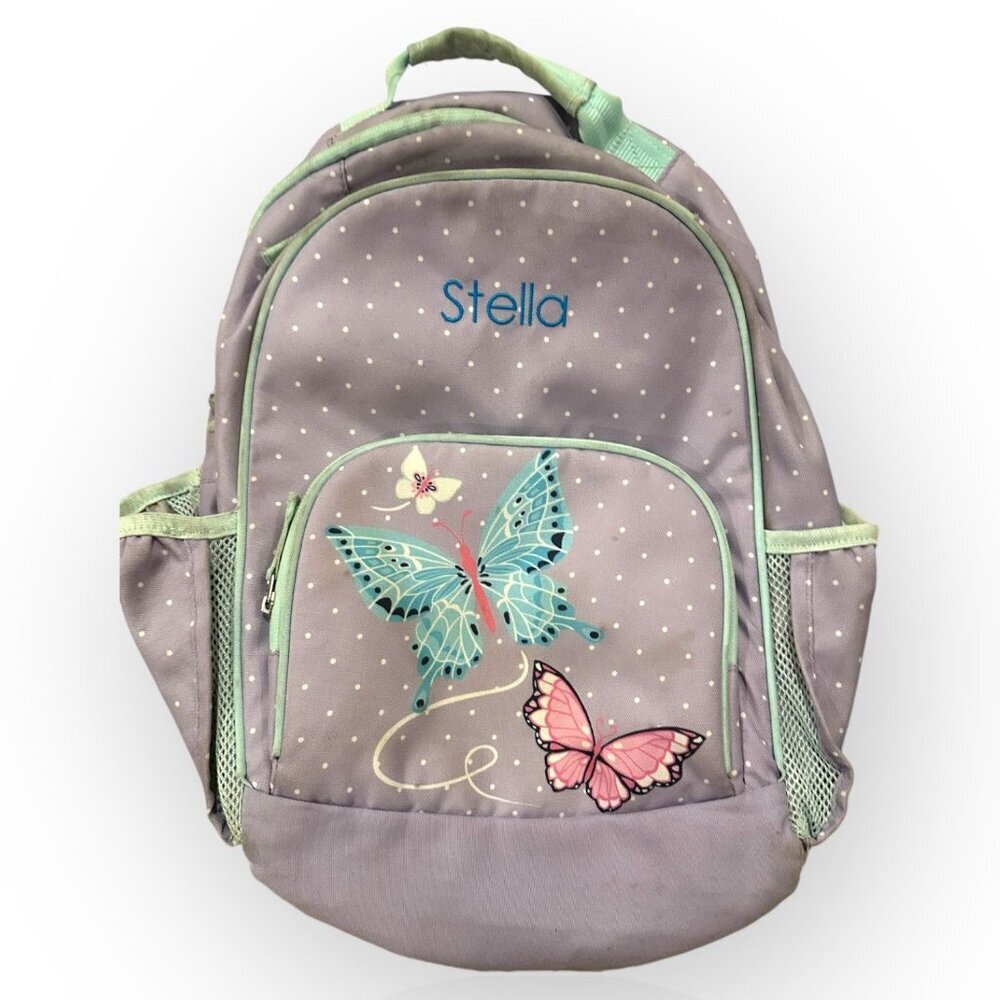 Butterfly Design Light-Up Backpack With Personalized Name "Stella" - Well Used - Picture 15 of 16